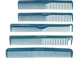3 шт. Pro парикмахер синий цвет термостойкие волос резка в 11 видов конструкций