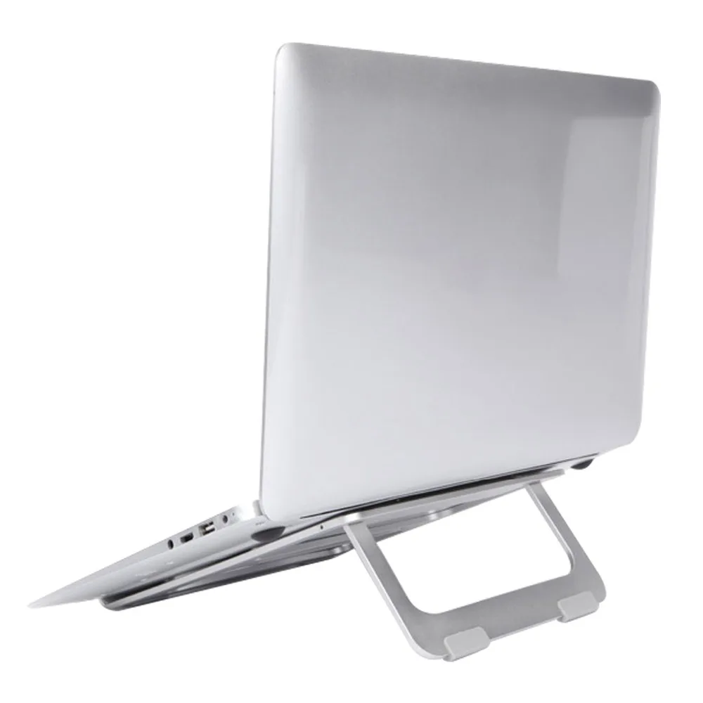 Складной алюминиевый ноутбук противоскользящая охлаждающая подставка держатель крышек эргономичный угол для MacBook 10-17 дюймов