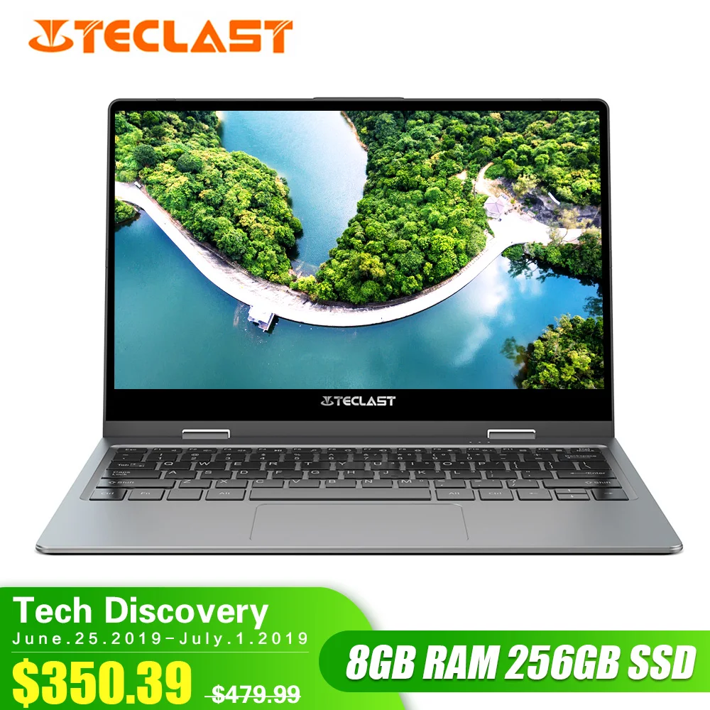 

Teclast F5R Laptop 11.6'' IPS Windows 10 OS Intel APLLO LAKE N3450 Quad Core 8GB RAM 256GB SSD 360° Rotation Touch Screen HDMI
