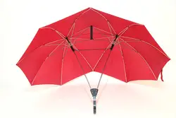 Парный зонтик дождь женщин полуавтоматическая высокого класса женщин зонтик двойной Топ соединены мужчин Зонты