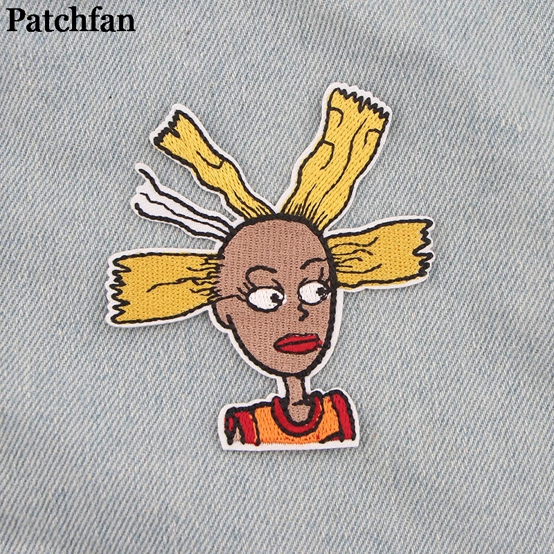 Patchfan 90s для девочек Cynthia Веселая аппликация патчи железные на рубашка одежда