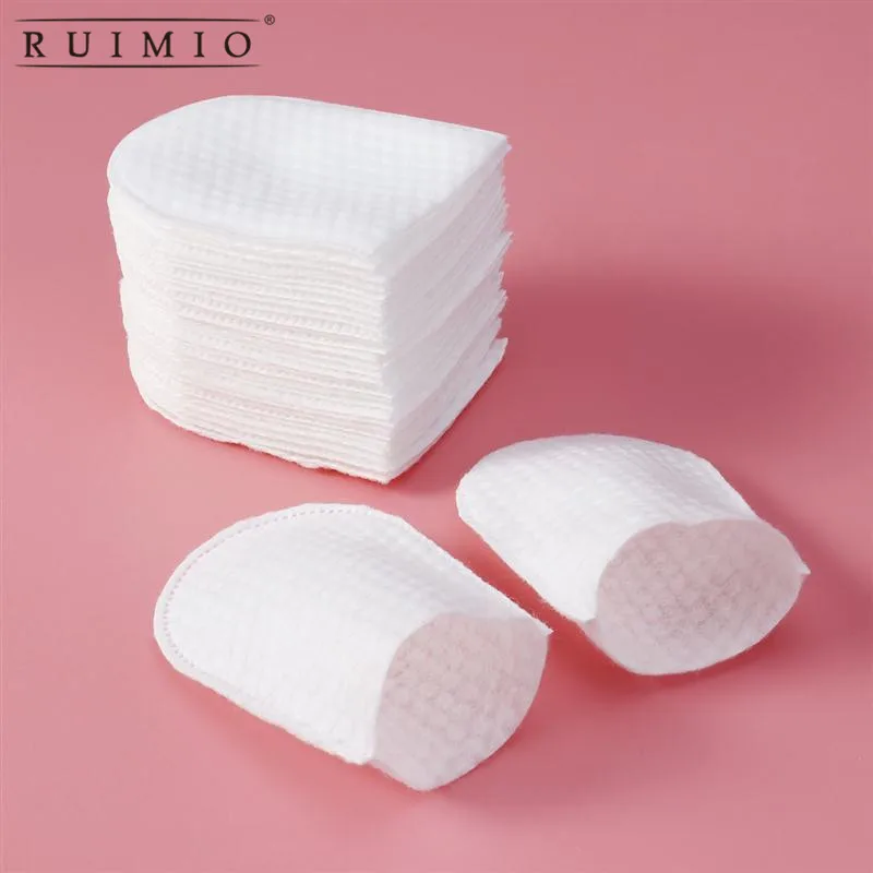 RUIMIO 120pcs U shaped Finger cot Cotton Pads Facial Makeup Cotton