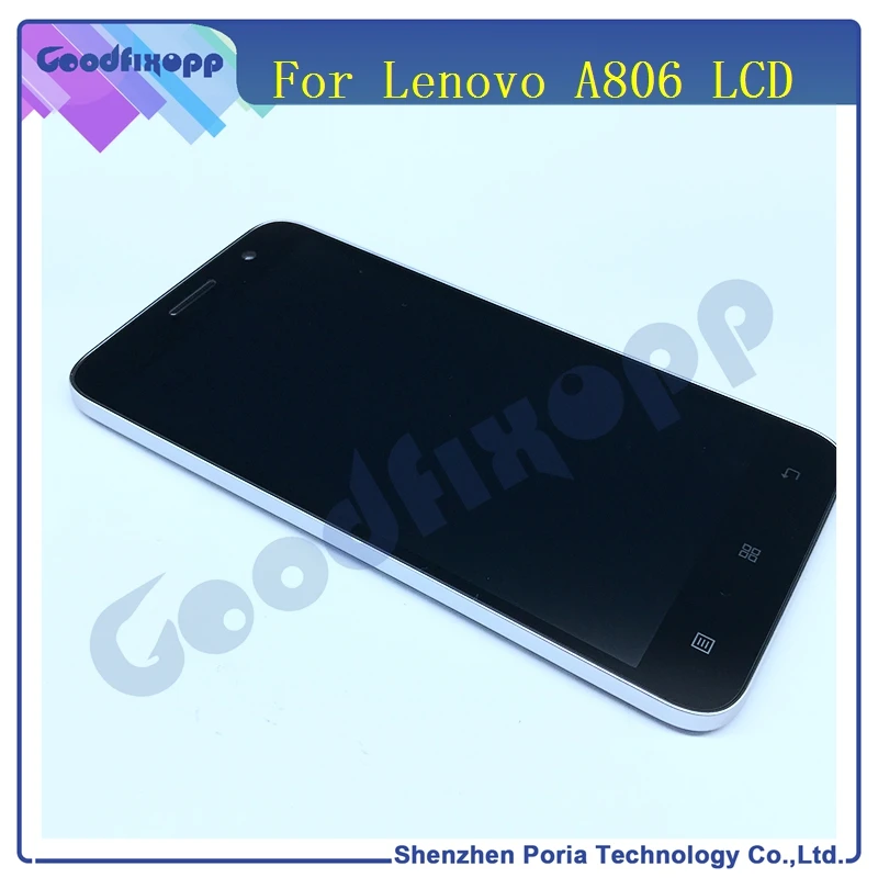 LEN074 Original For Lenovo A806 LCD Display With Touch Screen Digitizer with frame Assembly Replacement Parts(11)