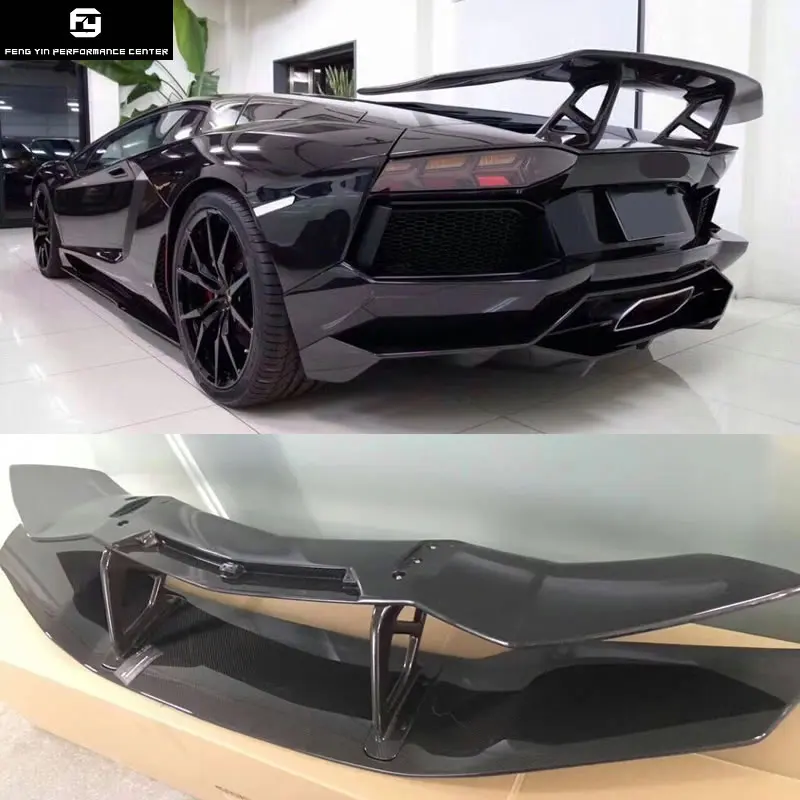 Лидер продаж LP700 углеродного волокна задний спойлер Крылья для Lamborghini Aventador LP700 DMC style