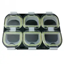 Новые коробки для рыболовных снастей, водонепроницаемый чехол для рыболовных снастей с 6 отделениями