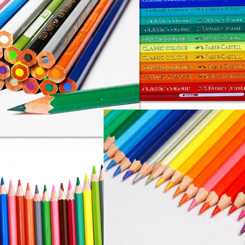 Faber Castell цветной карандашный замок коробка 36/48/72 Lapis De Cor профессиональная