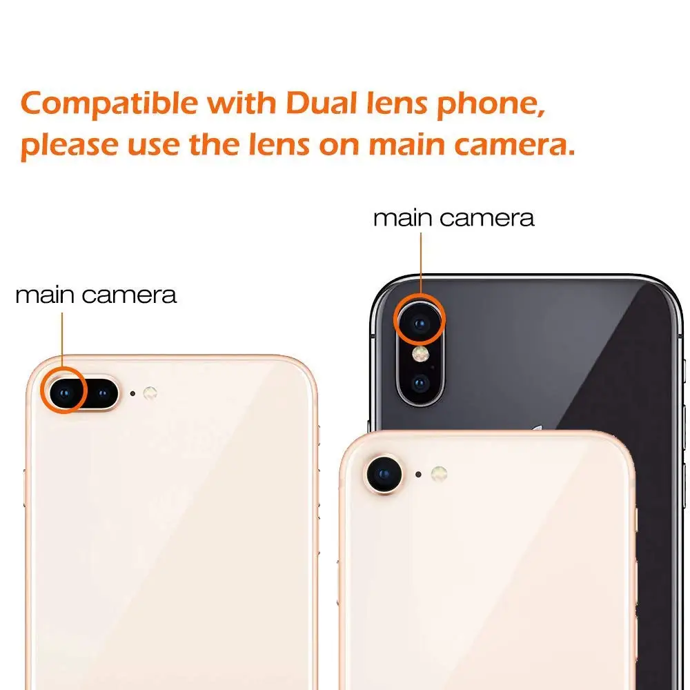 15X iPhone Camera Telephoto Lens kit Double Regulation Lens Attachment with Tripod and Universal Clip Compatible with iPhone samsung 8