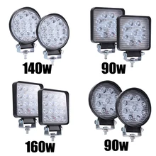 4 дюймовые круглые Сверхтонкий Точечный светильник светодиодный рабочий светильник противотуманный автомобильный светильник s бар 6000K седельный тягач светодиодный рабочий светильник для авто