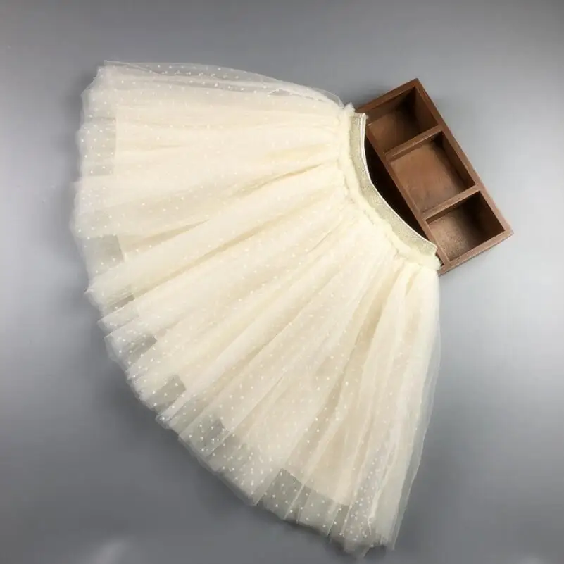 Для маленьких девочек кружевное платье принцессы белое платье-пачка юбки для вечеринки, дня рождения свадебные балетная юбка для танцев для девочек пачки JW2889 - Цвет: design 1 beige