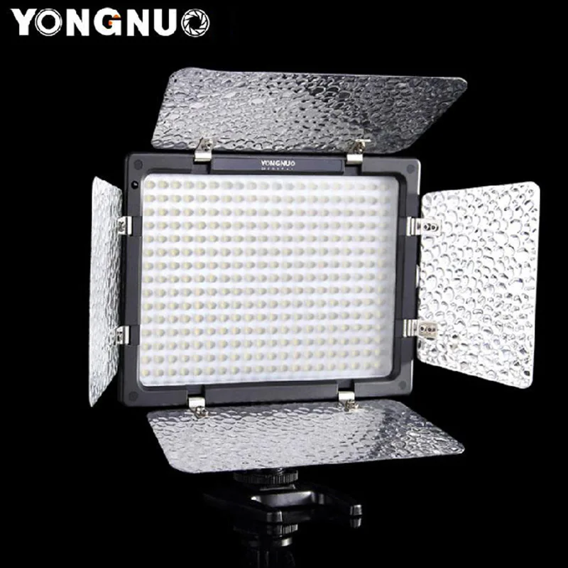 Yongnuo YN-300 светодиодный светильник для камеры видео лампа освещение затемнение светильник для фотографии для камеры Canon Nikon+ пульт дистанционного управления