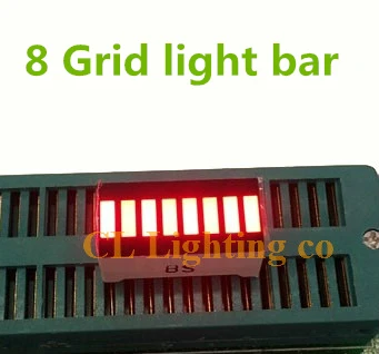 

Highlight Red 8-segment light bar 8 grid LED digital tube 20x10mm led display