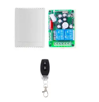 

433mhz AC220V 2 Channel Wireless Relay Switch Remote Control Switch RF Remote for home appliance light garage door