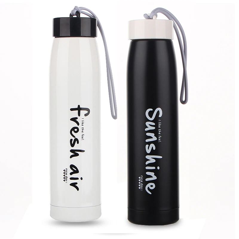 Free shipping portable thermos cup a couple of female students in South
