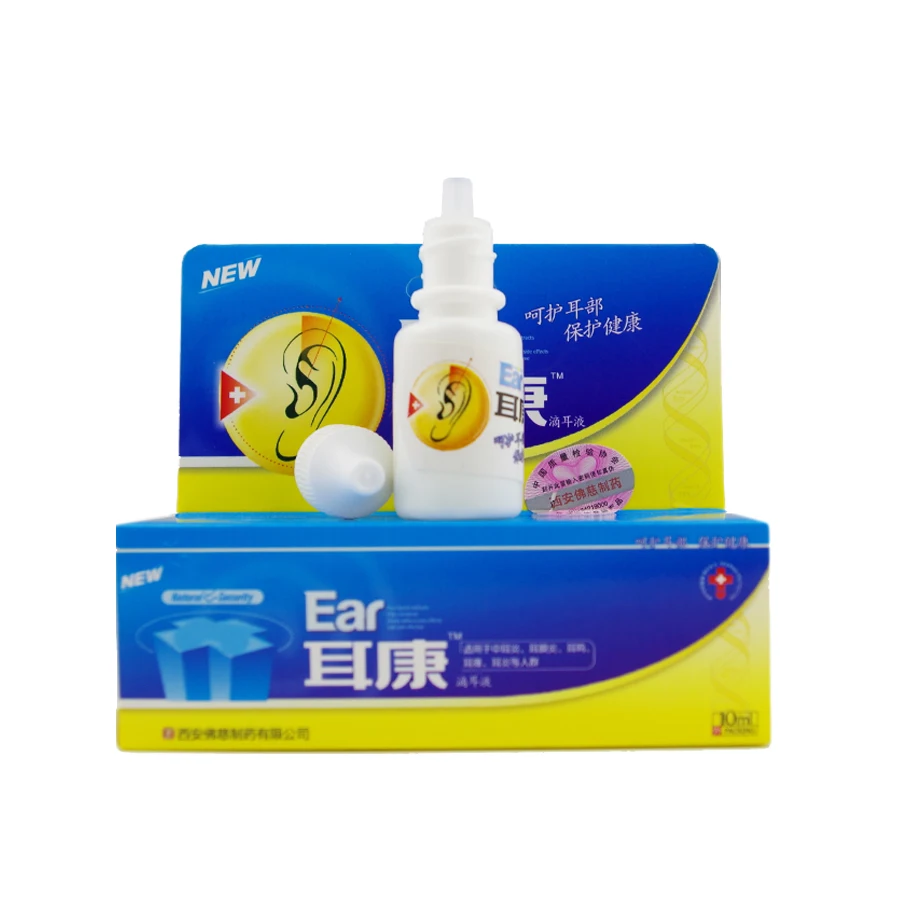 

10ml Chinese herbal ear drops Otitis media, tinnitus, ear itching, earditis ear infection health care
