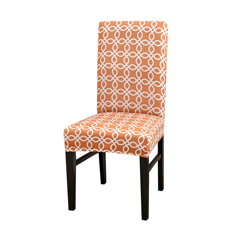 Цветочный принт эластичный Чехол для стула спандекс украшение покрытие офис банкет чехол для кресла для дома Декор обеденный стул чехлы - Цвет: flower9