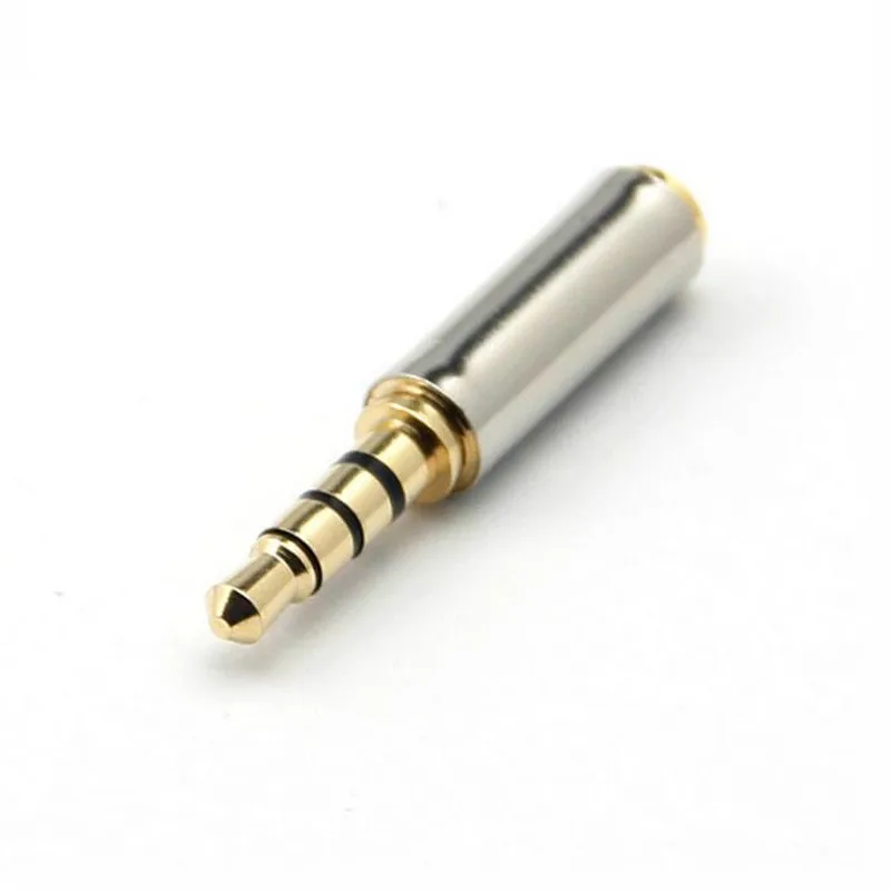 2 шт. 5 мм гнездо на 3 Мужской Аудио адаптер разъем металлический T235|female adapter|3.5 mm