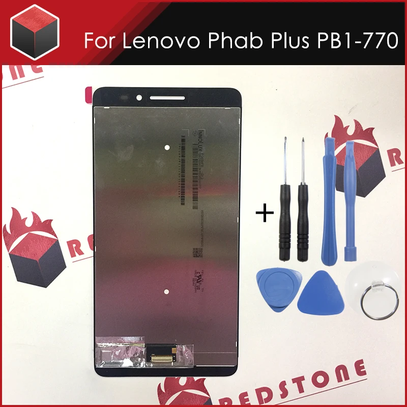 6 8 ''дюймовый ЖК-монитор в сборе для Lenovo Phab Plus PB1-770 PB1-770N Полный ЖК-дисплей +