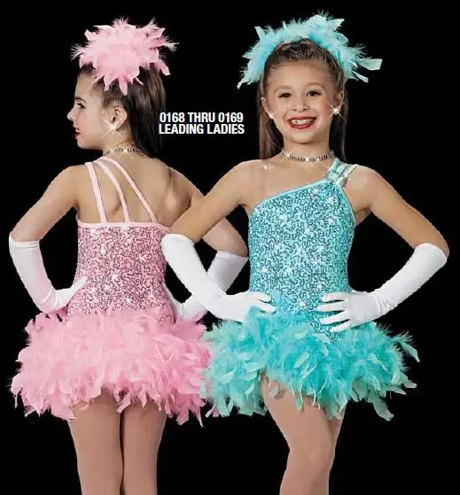 

Child costume female child ballet dance dress Latin dance clothes Blue Pink