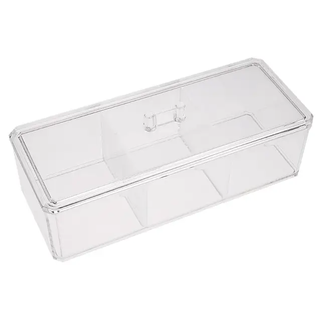 Best Offers Transparent 3 Grid Jewelry Box Drawer Crystal Cosmetics Boxes Beuaty Makeup Kit Accessories Best Offers Transparent 3 Grid Jewelry Box Drawer Crystal Cosmetics Boxes Beuaty Makeup Kit Accessories