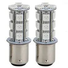 MOOL 2x1157 SMD 5050 18 Красный светодиодный фонарь для вспышки заднего сигнала