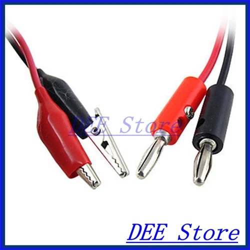 

Dual Jack Plug to Alligator Clamp Test Probe Power Cable