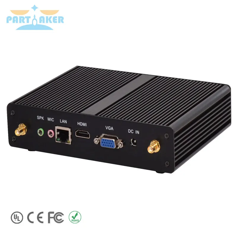 Мини пк Intel core i3 4020Y i5 4200Y без вентилятора Win 7 10 гигабит LAN VGA HDMI офисный неттоп 2955U