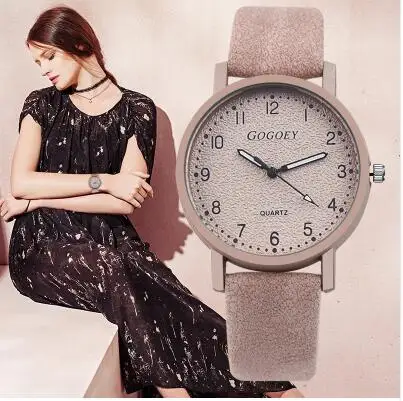 Gogoey женские часы роскошные кожаные женские часы модные наручные часы для женщин браслет часы Relogio Feminino Saat