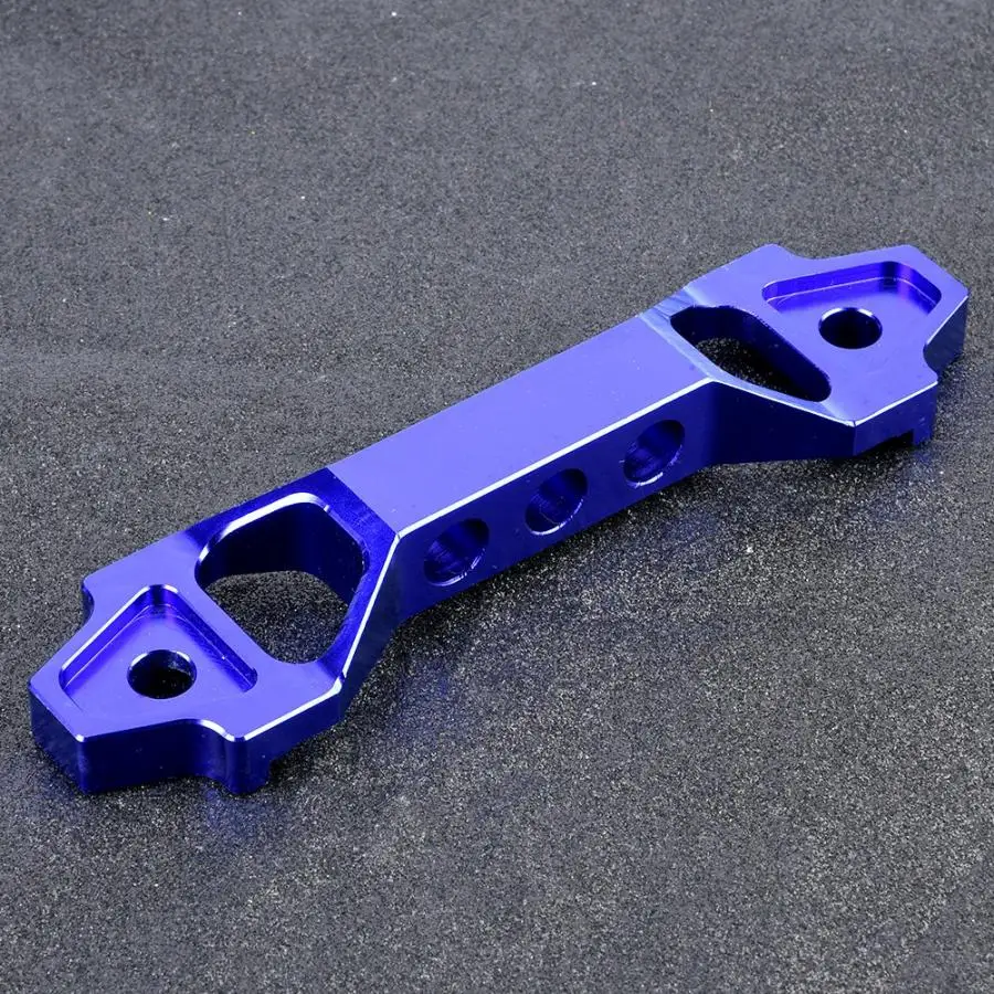 

Universal Car Auto Battery Tie Down Brace Mount Bracket Bar Blue Motor Mounts T6-6061 Aluminum Alloy