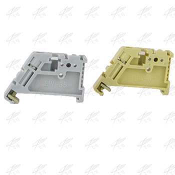 

10pcs/lot EW-35 universal terminal blocks ending/end stoper DIN Rail End Screw Clamp Terminal Fixed Block Grey