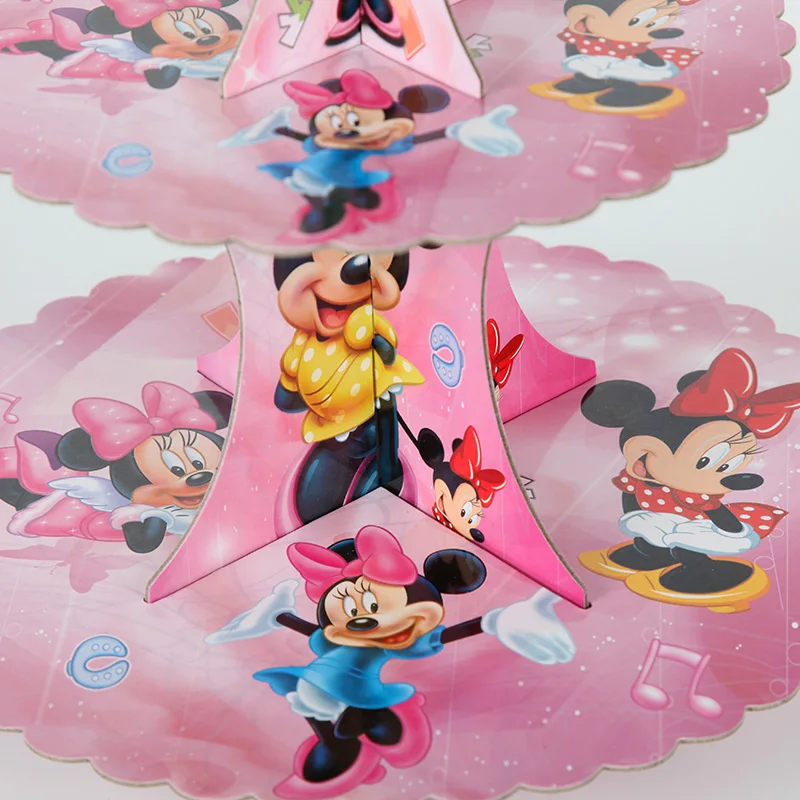 Подставка для десерта и кексов Minnie Mouse подставка хранения конфет 3 уровня|Товары