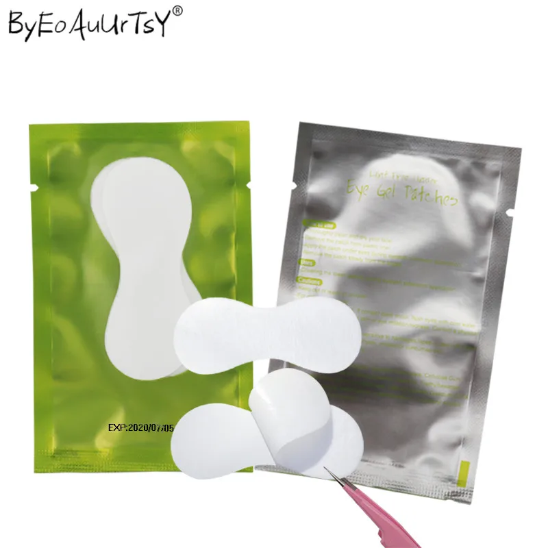 100pairs Disposable Eye Pads Lash Paper Patches Moisture Eyelash Extension Eye Tips Sticker Wraps Make Up Tools Eyelash Pad (10)