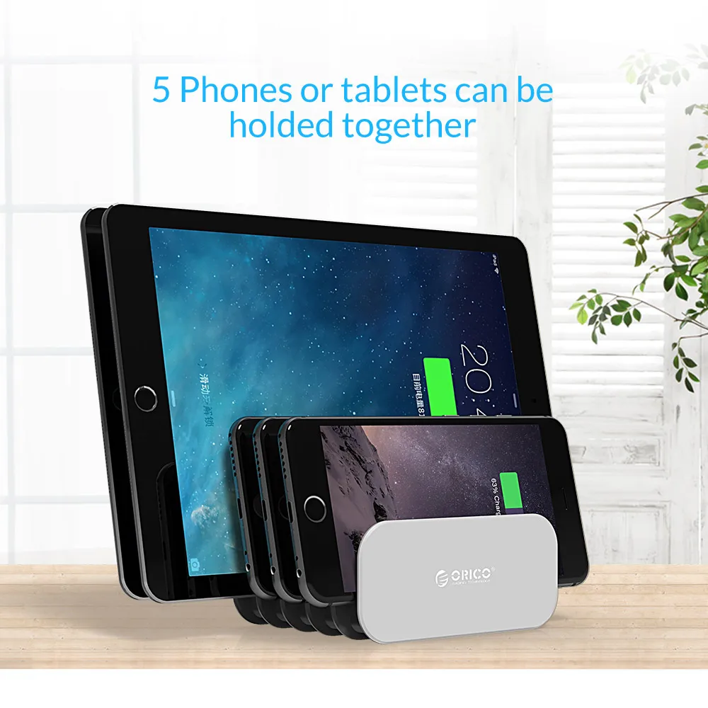  ORICO 5 Klammern Handy Halter für iphone ipad Tablette Festen Unterstützung Schreibtisch Handy Halt