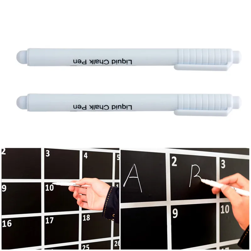 NoEnName_Null высокое качество ПВХ белая жидкая меловая ручка/маркер для стеклянных окон Классная доска новая
