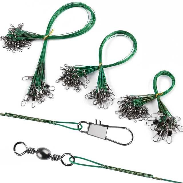 Wire Leader Shark Fishing, Swivel Tackle Spinner Wire