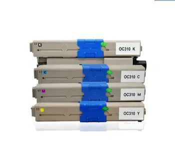 

4pc new Compatible Printer color Toner Cartridge For OKI C310 C330DN MC361 MC561 C510DN c530DN Copier toner kit laser part kcmy