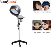 Beauty Salon Professional Evaporator With Rolling Floor Stand Adjustable For All Hair Style Conditioning Hair And Scalp