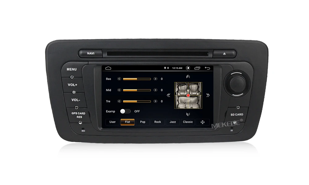 Flash Deal New arrival! Mekede android 8.1 Car multimedia system car GPS DVD player for Seat Ibiza 2009 2010 2011 2012 2013 wifi BT RDS FM 12