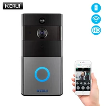 KERUI Tuya Smart Life Wireless WiFi Video Intercom Doorbell 2MP 1080P Phone Call Door Bell Home Security Night Vision Camera KERUI Tuya Smart Life Wireless WiFi Video Intercom Doorbell 2MP 1080P Phone Call Door Bell Home Security Night Vision Camera
