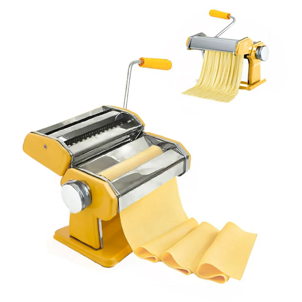 

Stainless Steel Pasta Maker Machine Spaghetti Noodle Ravioli Dumpling Roller Manual Noodles Spaghetti Pasta Cutter DQ9109-3