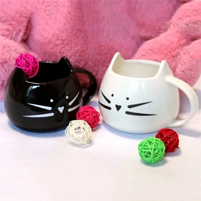 Cute Creative Ceramic Mugs Cat Mugs Coffee Mug Coffee Cup Milk Tea Cup