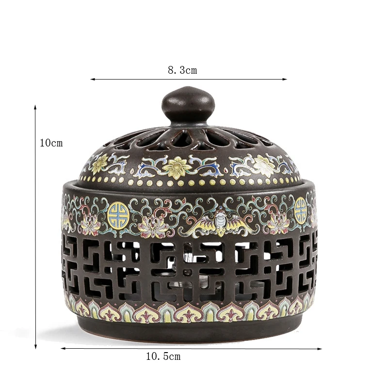 Креативная домашняя декоративная керамика Led ладан горелка Китайская классическая керамика ремесла подарок Tearoom Йога для комнаты, предметы домашнего обихода