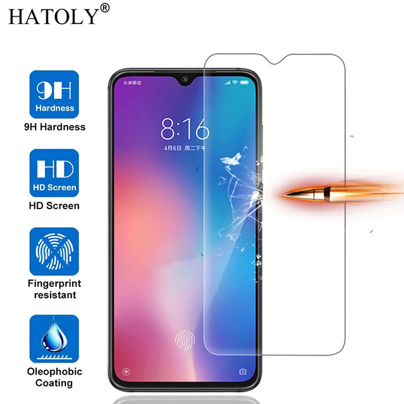 2 шт для стекла Xiaomi Mi 9 SE Защита экрана закаленное стекло Полный Клей Защитная