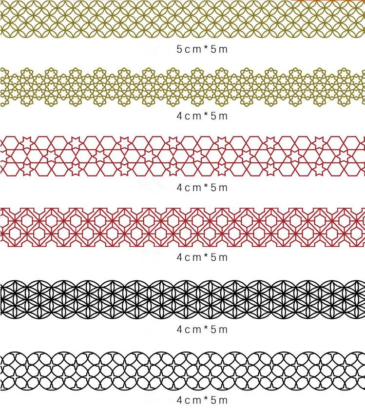 4-5 см* 5 м полые кружева японская самоклеящаяся лента бумажные наклейки из бумаги васи Скрапбукинг DIY Украшение для свадебного приглашения