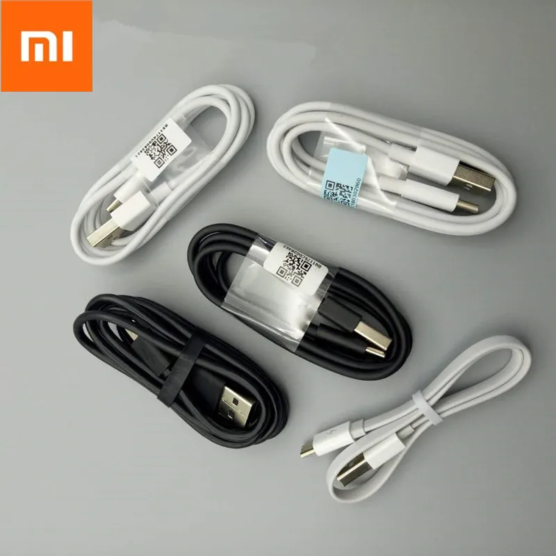 

Original Xiaomi Micro USB Cable /Type C Cable fast quick charging for Mi a1 8 SE 6 plus 5 5S 5C 5X 4S Note Redmi 4 pro 6 Note 5
