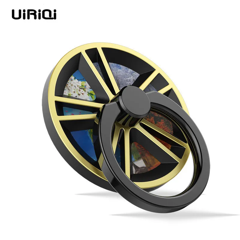 Новинка держатель кольцо UiRiQi на палец 360 градусов металлический для смартфона