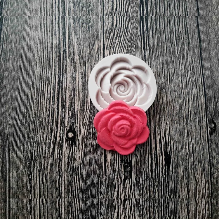 

3D Flower Silicone Mold Sweet Jewelry Charm Clay Resin Soap Fondant cake decoration tool 2595