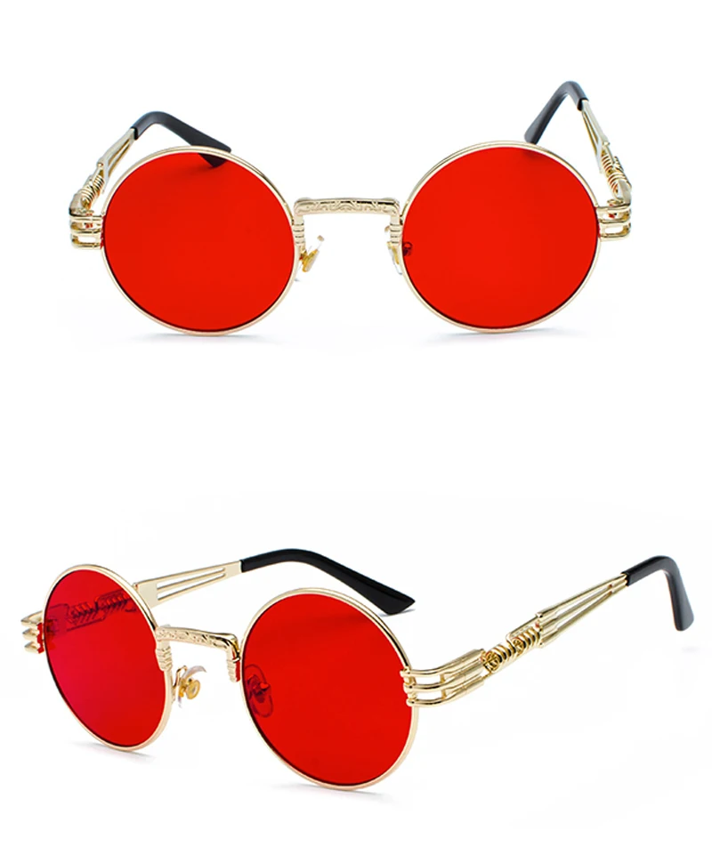vintage steampunk sunglasses round (13)