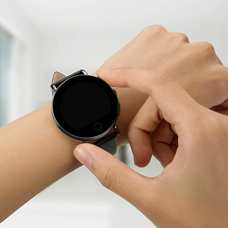 Toleda T7 Full display smart watch with heart rate blood pressure blood oxygen monitor
