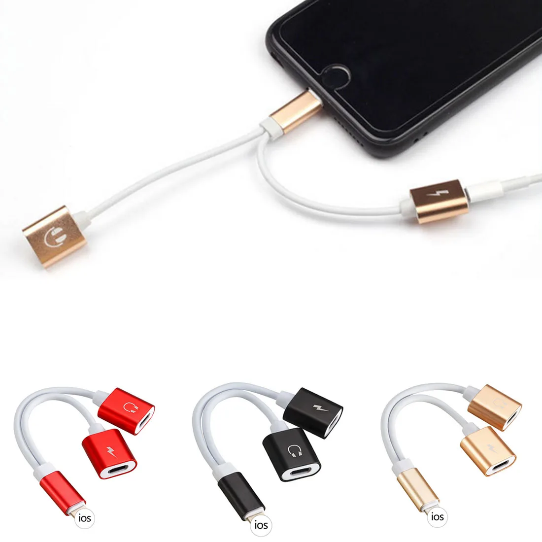 Koop Hoge Kwaliteit Adapter Voor Lightning Charger Adapter Audio Charger Oortelefoon Jack Kabel Voor iPhone X 10 8 7 Plus Ondersteuning iOS 12