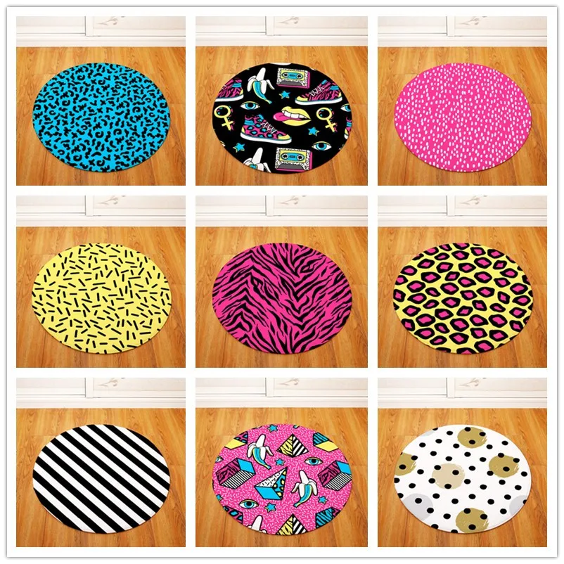 Geometric Element Round Tapete For Living Room Bedroom Home Decor
Carpet Rug Children Kids Soft Play Mat